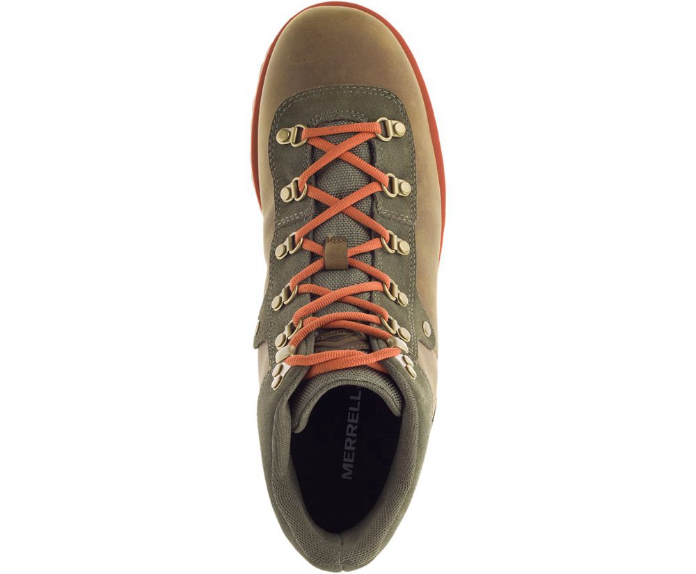 Merrell Støvler Herre - West Fork Waterproof - Brune/Olivengrøn - PCH628714
